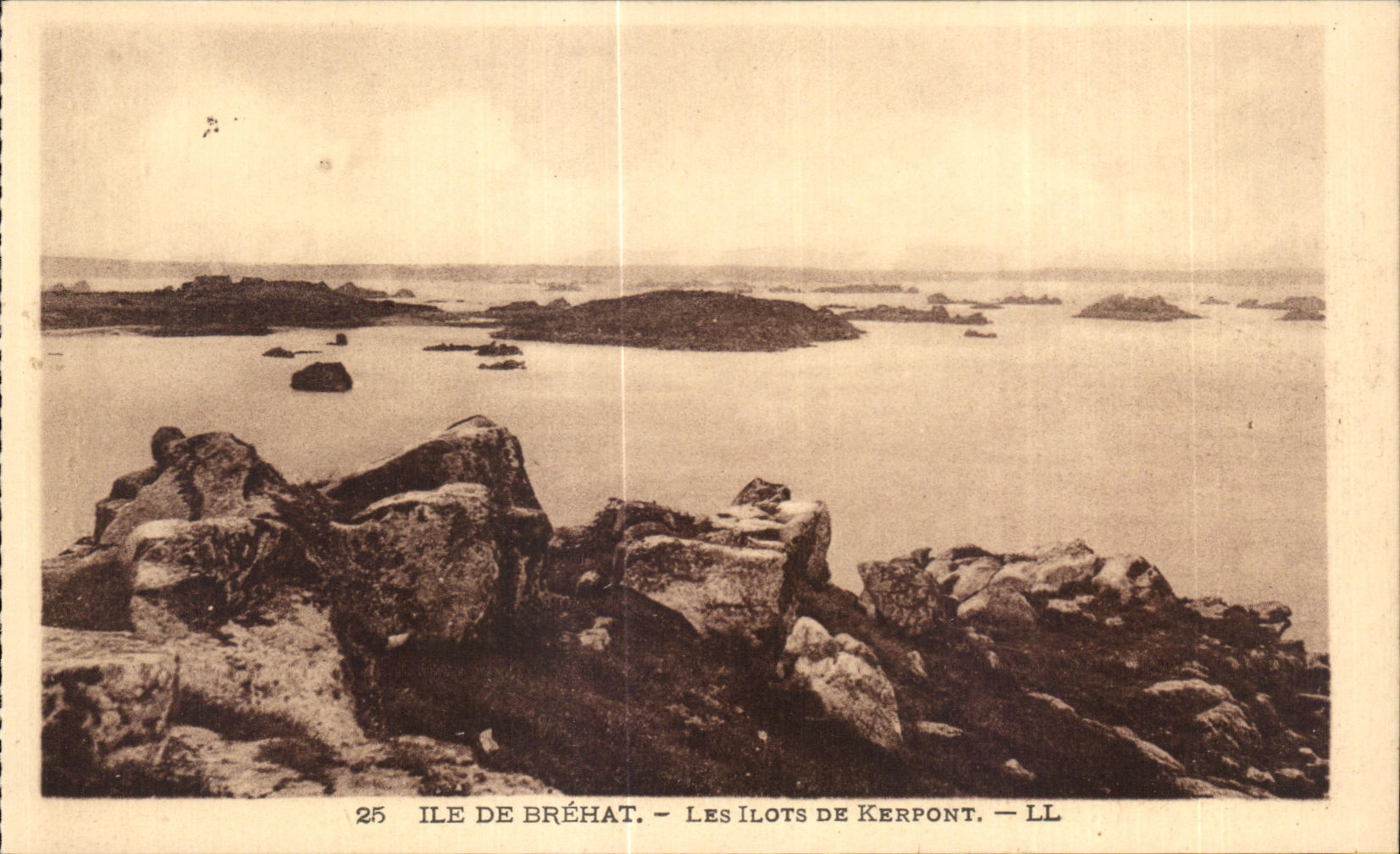 CPA Island De Brehat the Small islands De Kerpont