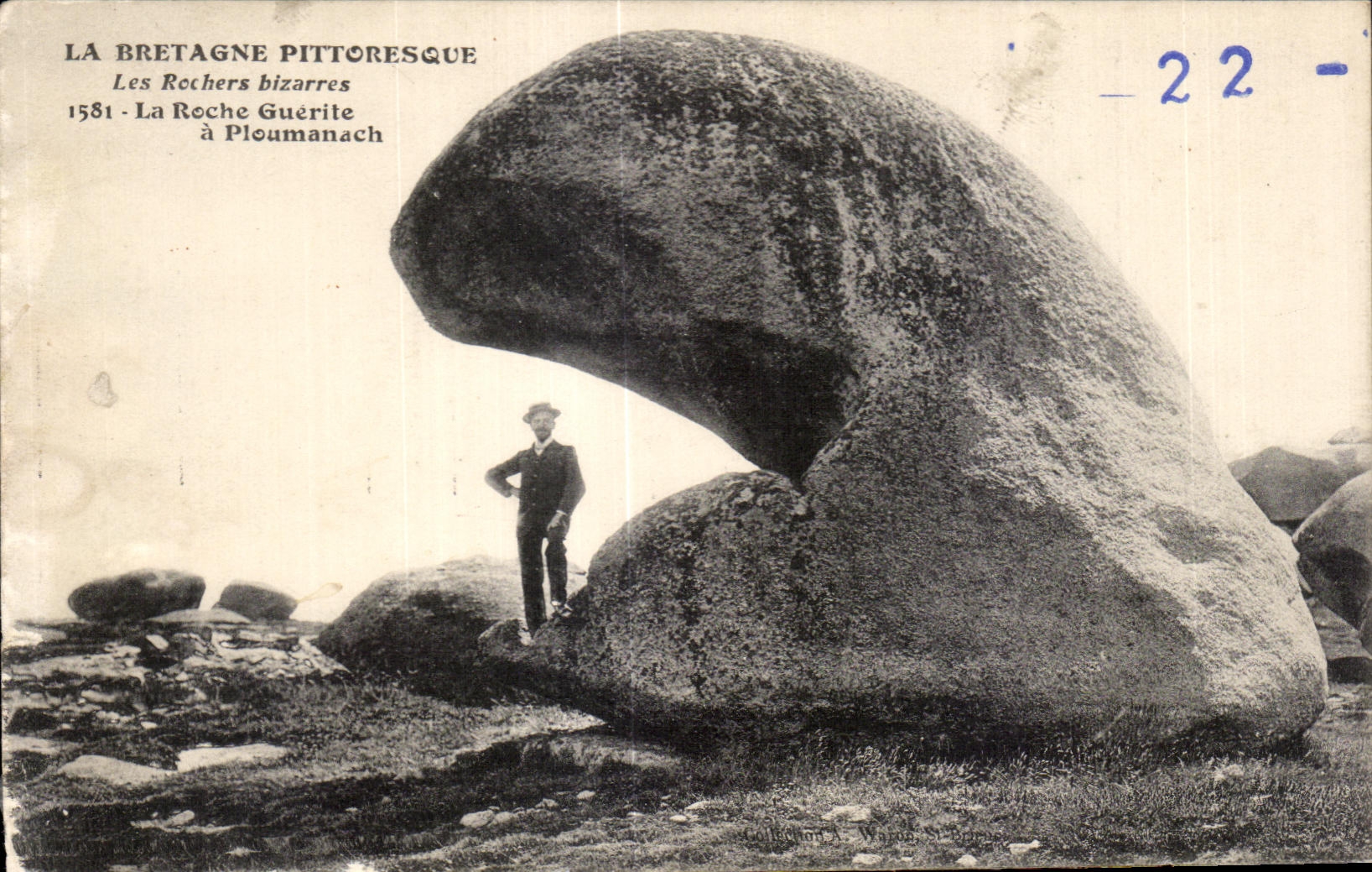 CPA La Bretagne Pittorresque Les Rochers bizarres La Roche Guerile a Ploumanach