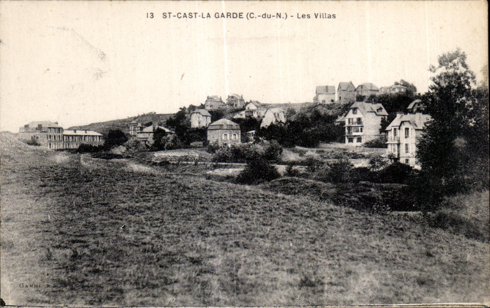 CPA St Cast La Garde Les Villas