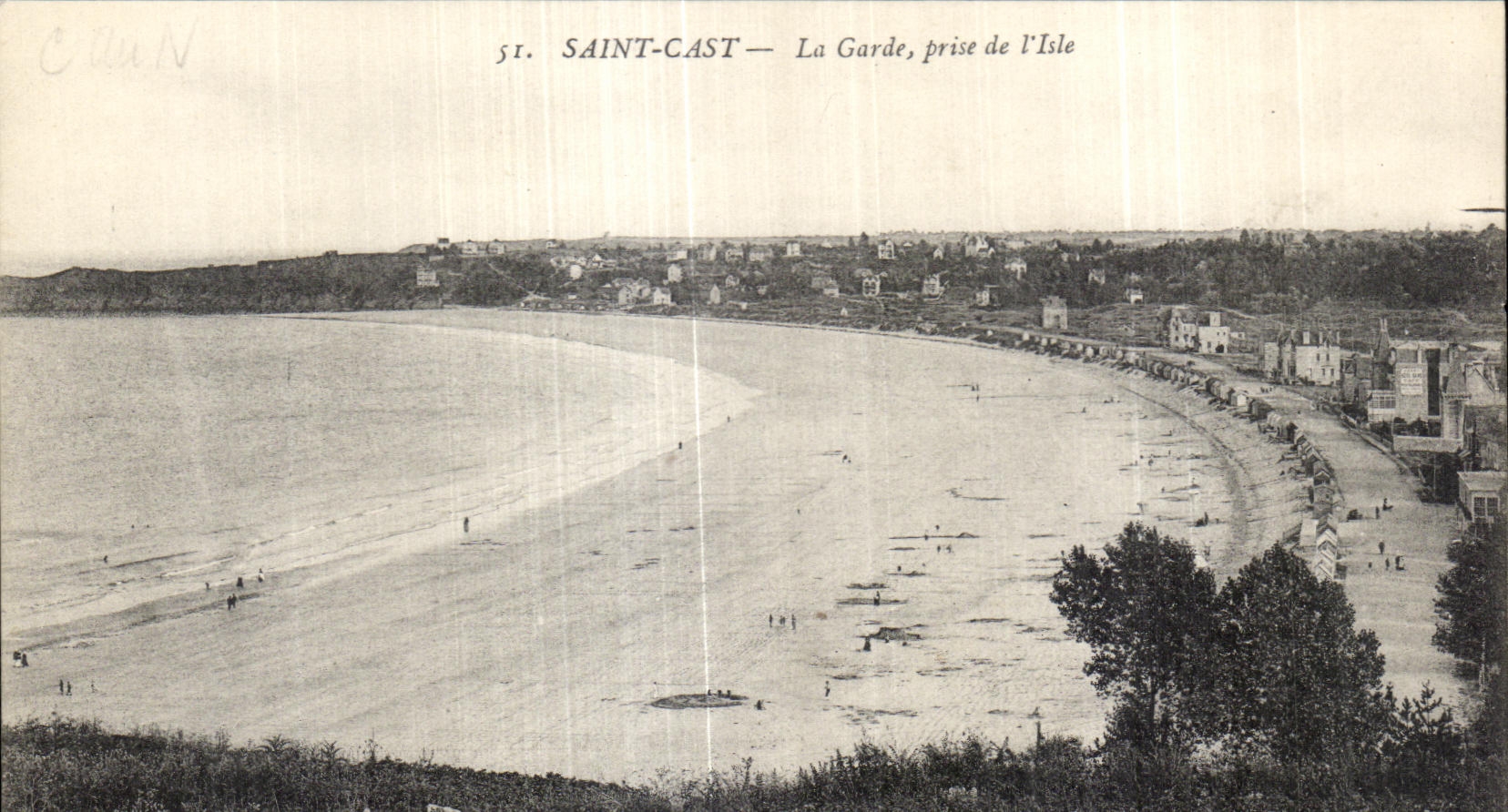 CPA Saint Cast La Garde prise de l Isle