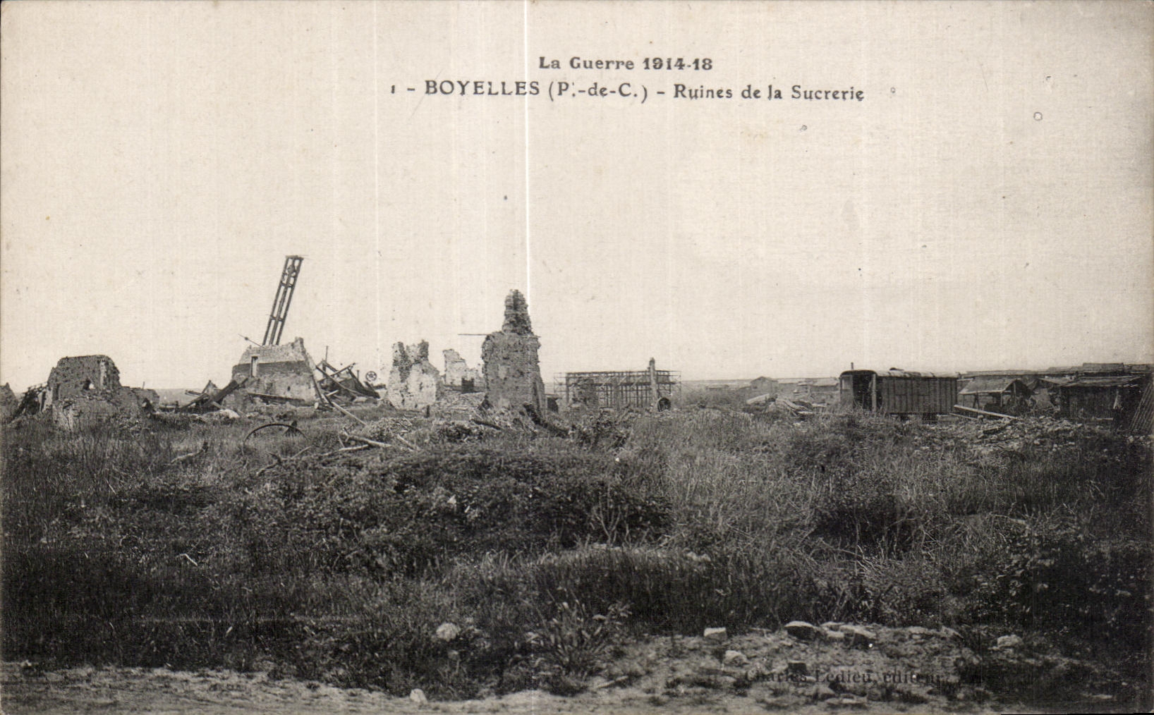 CPA Boyelles Ruins of the Militaria Sugar refinery