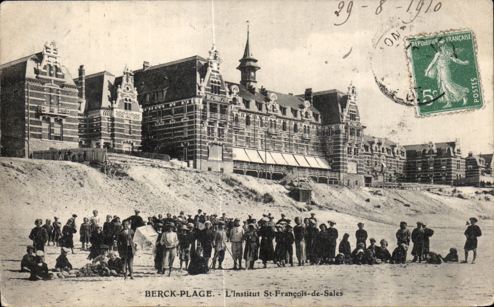CPA Berck Beach institute St Francois de Sales Children