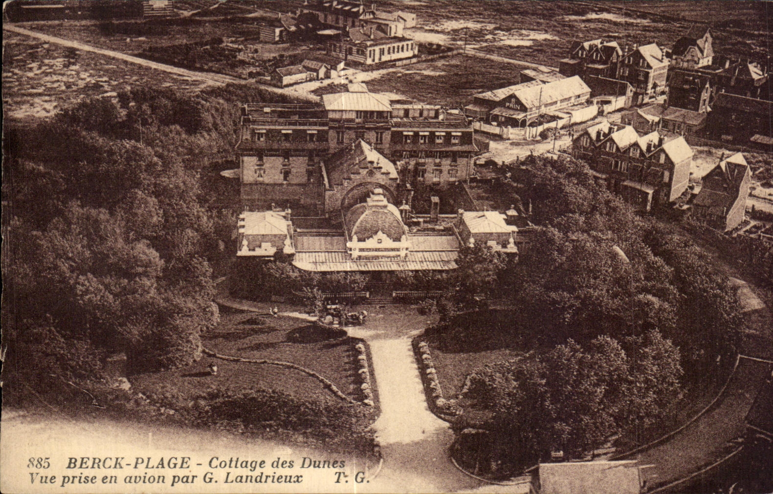 CPA Berck Plage cottage des Dunes