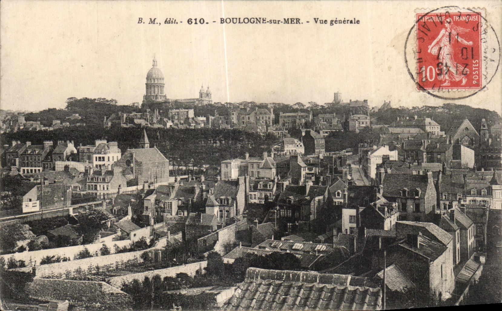 CPA Boulogne On Sea View