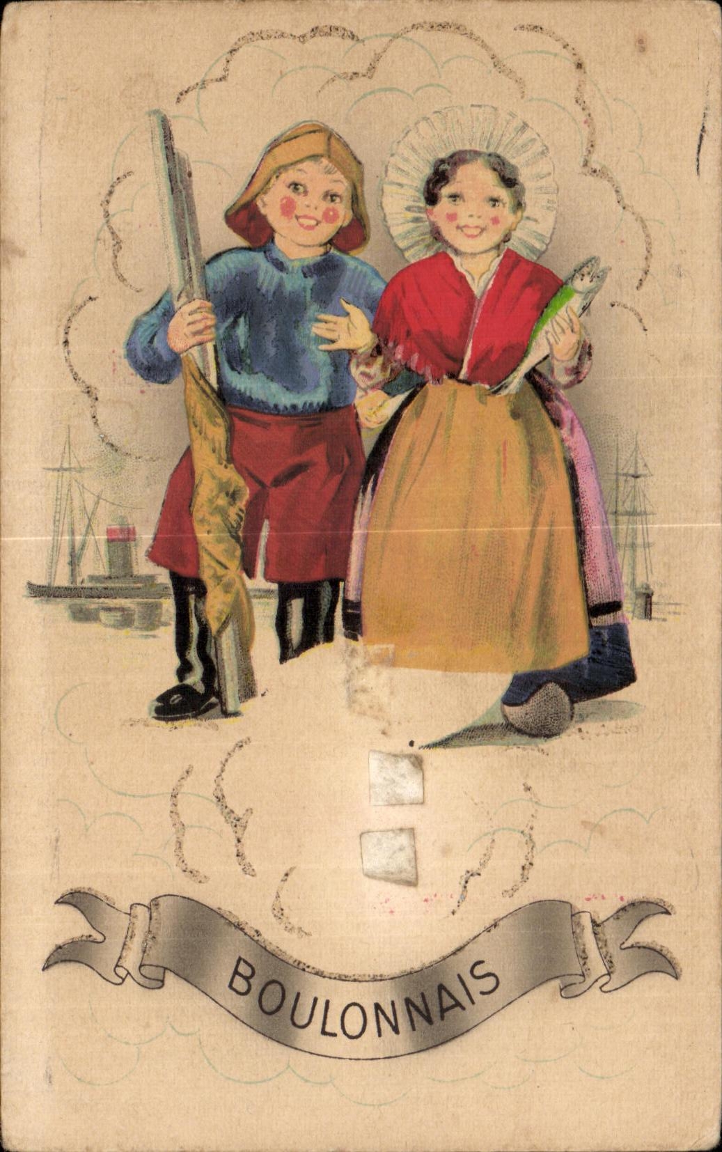 CPA Bolted Folklore Costume