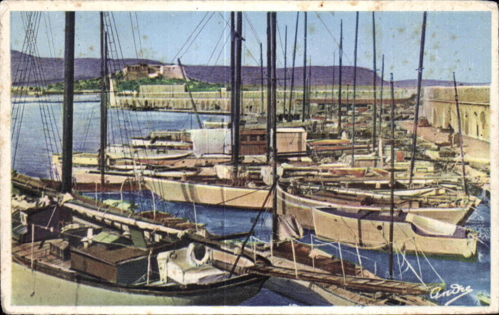 CPA Le port D Antibes