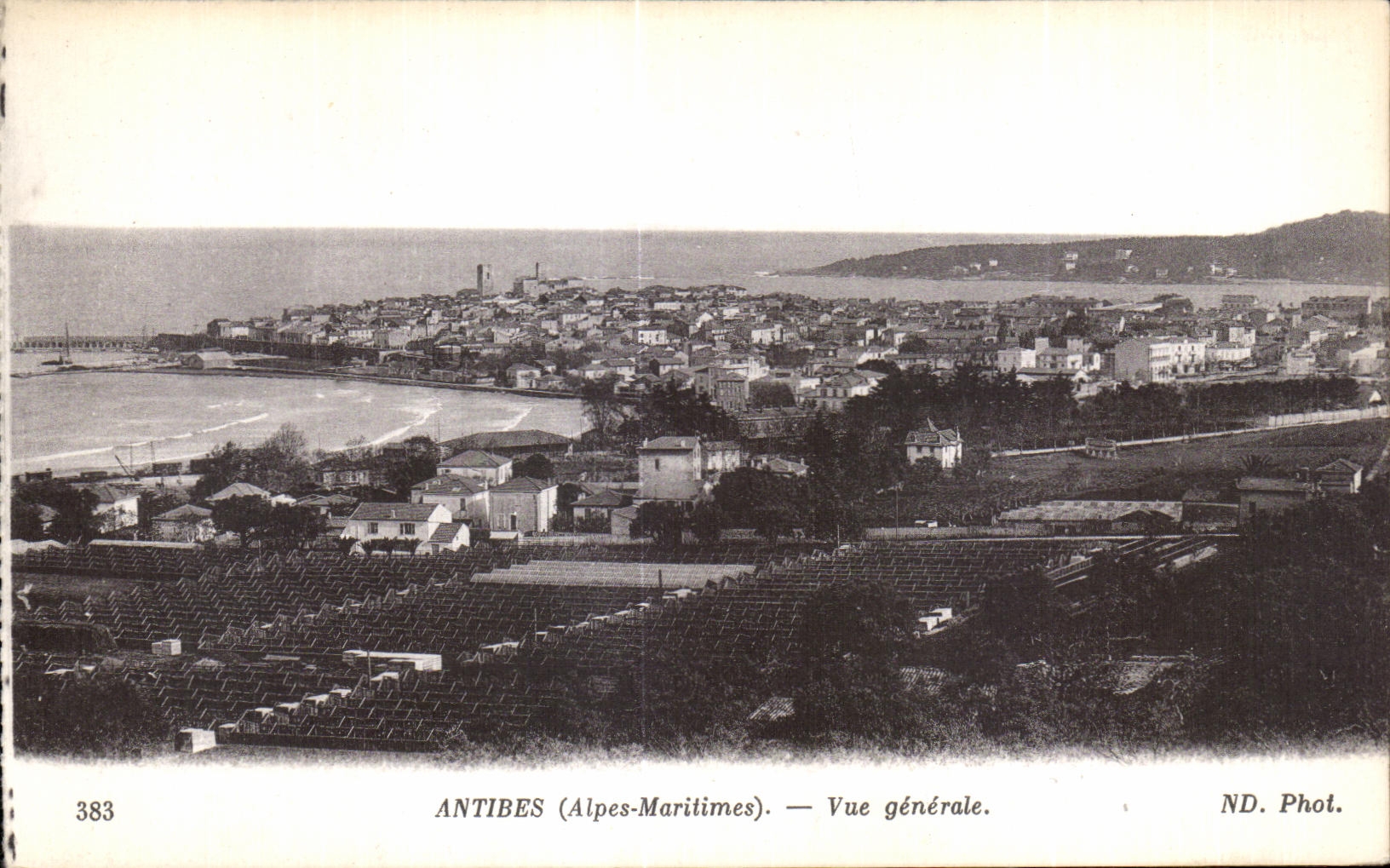 CPA Antibes Alpes Maritimes vue generale