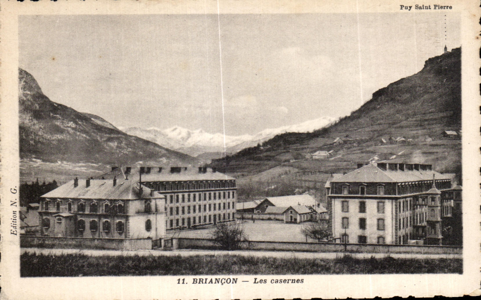 CPA Brianconnats los cuarteles de Militaria