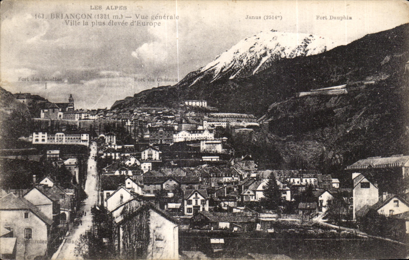 CPA la ciudad de la opinion de Braincon de las montanas mAs clevee Europa