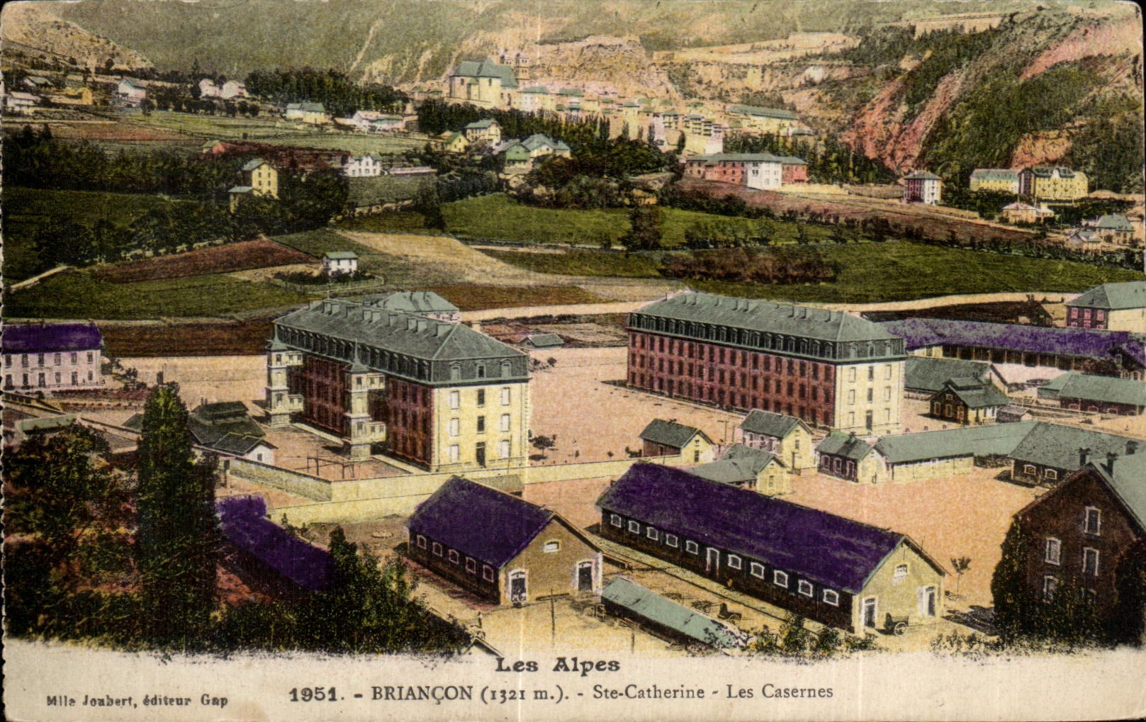 CPA las montanas Briancon Cuarteles de la catedral