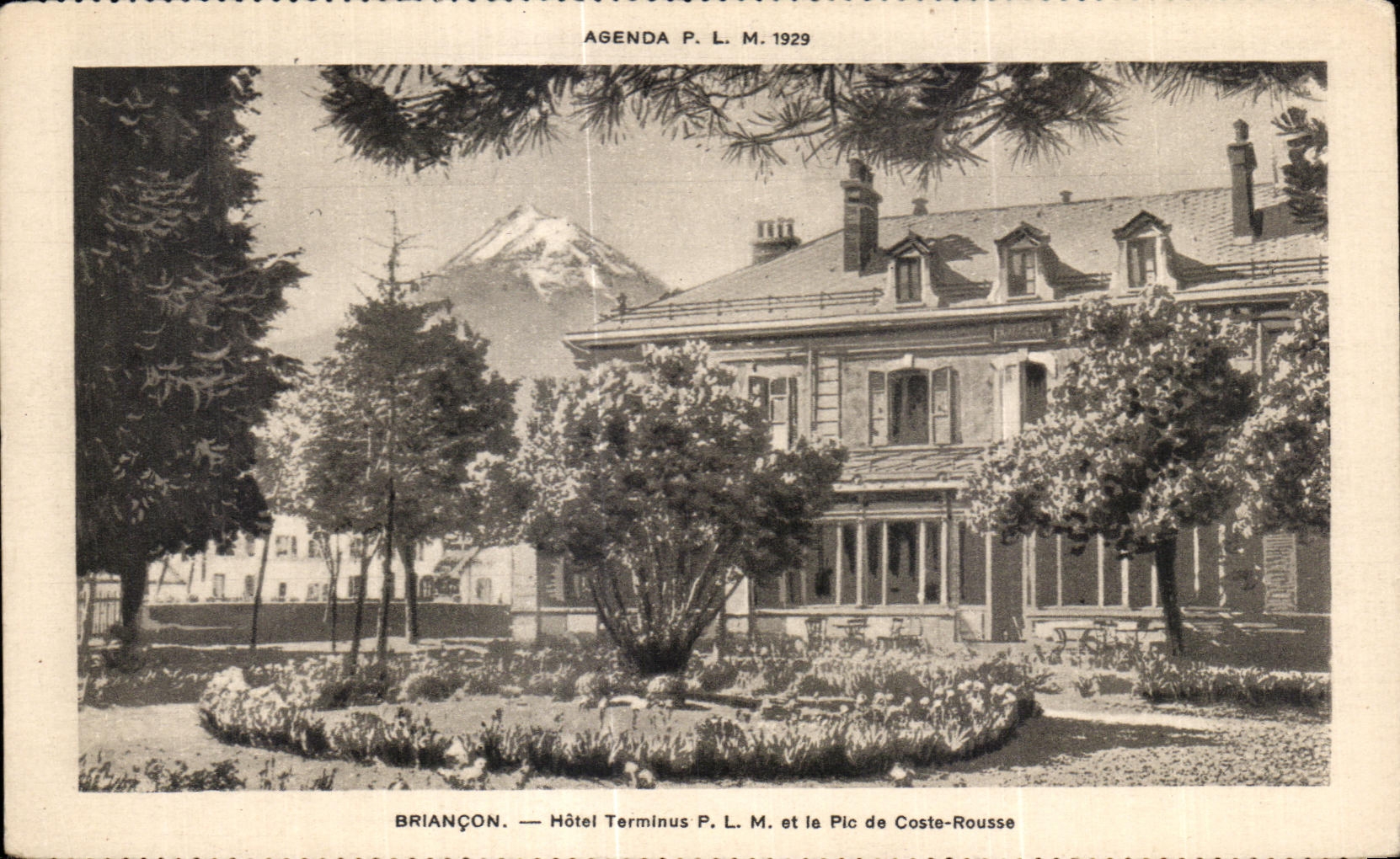 Sr Russet-red Pic del termino P del hotel de CPA Briancon de Coste