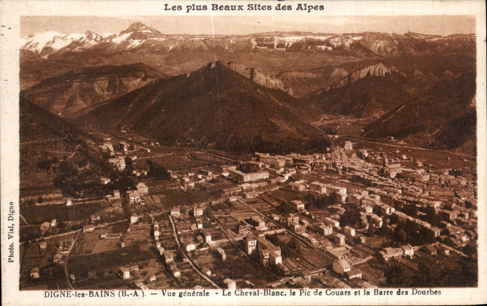 CPA Most beautiful Sites of the Alps Worthy les Bains View