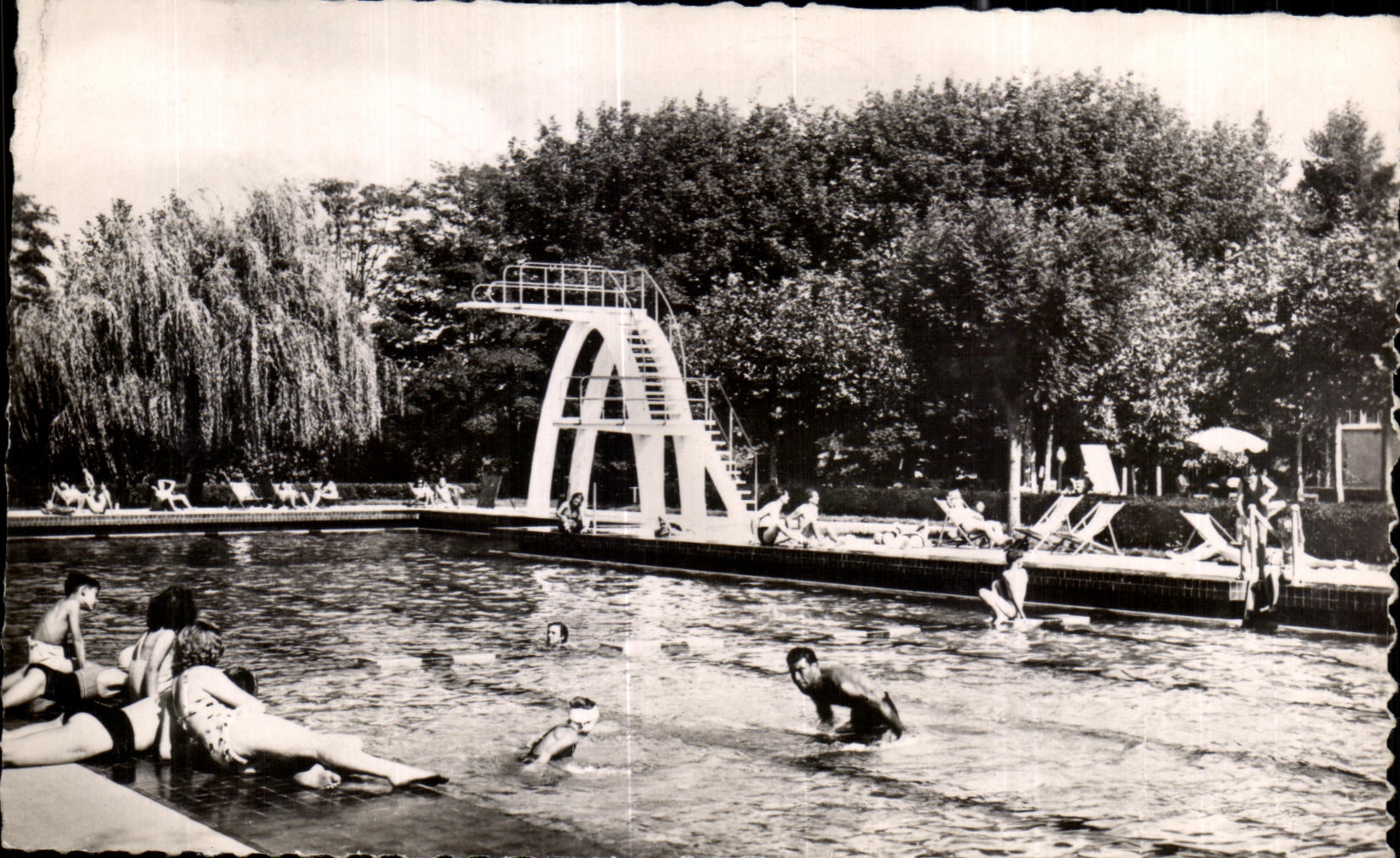 CPA Vichy the Swimming pool of Sporting Club