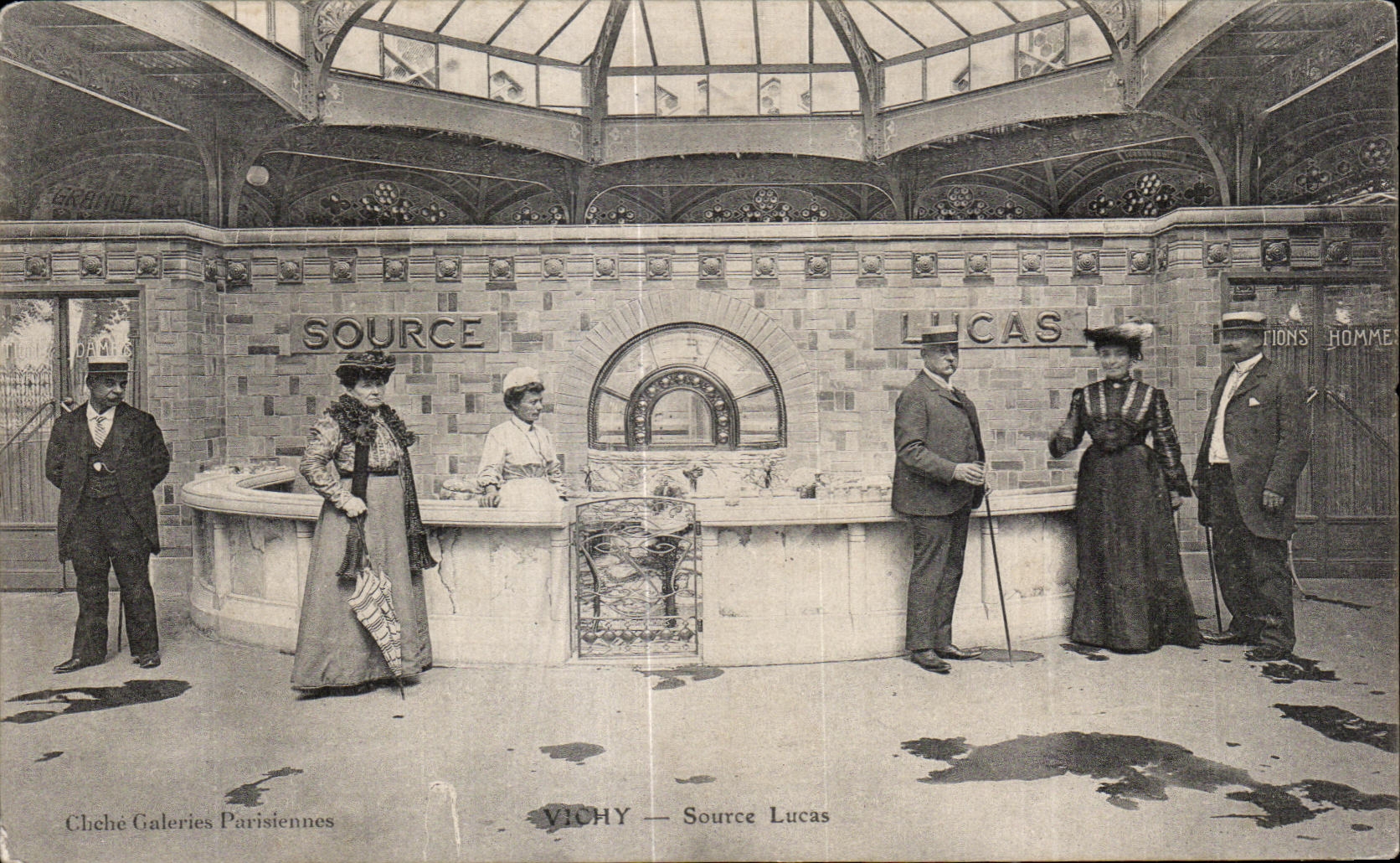 CPA Vichy Lusac Source