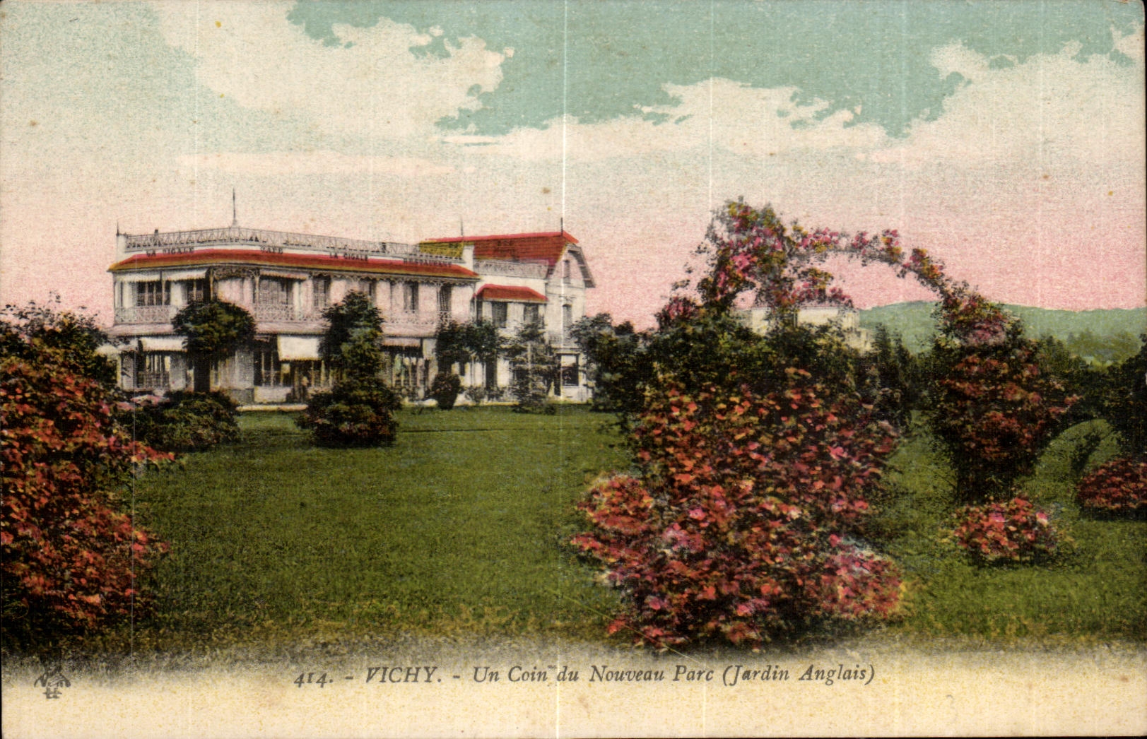 CPA Vichy a Corner Nouvecau Park