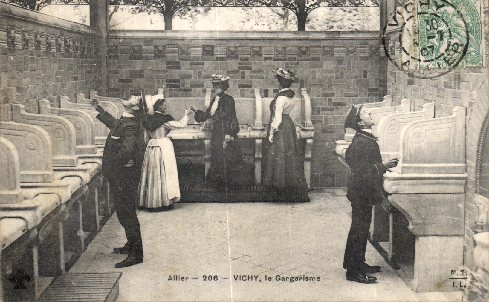 CPA Vichy Le Gargarisme