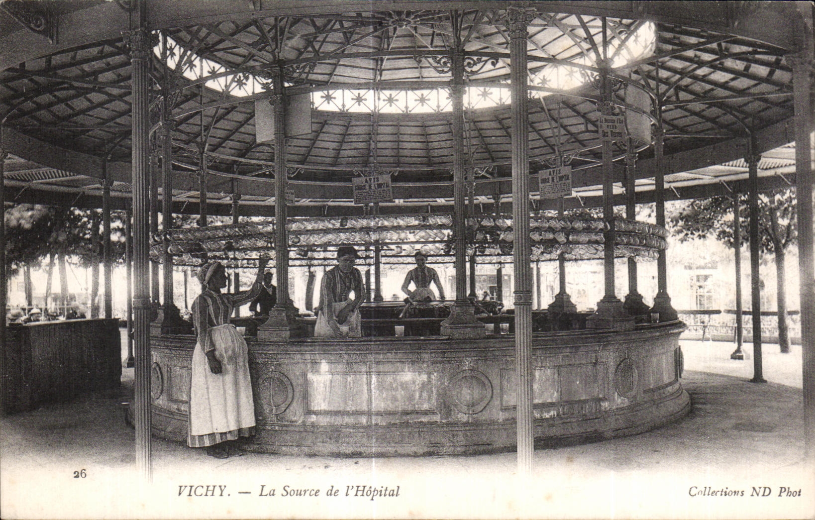 CPA Vichy Sources of Hospital