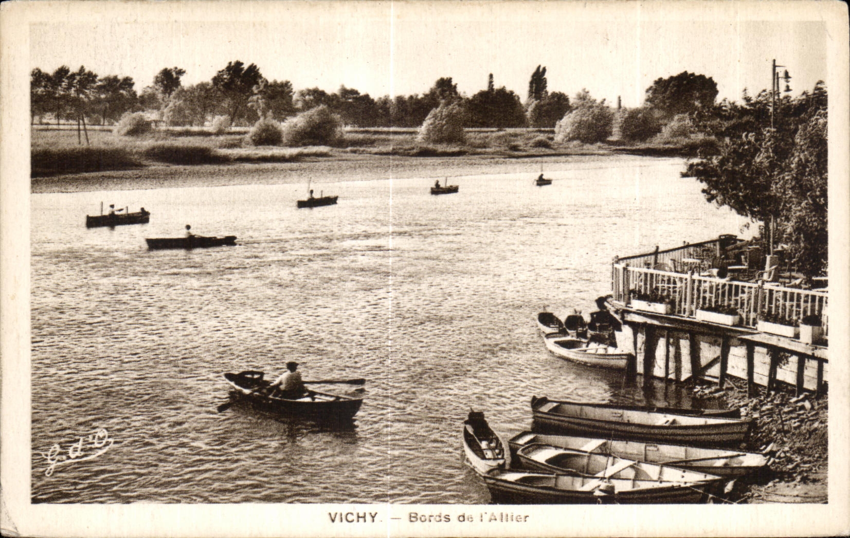 CPA Vichy Bords de l Allier
