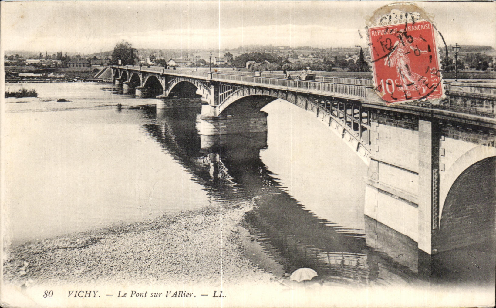 CPA Vichy Le Pont sur l Allier