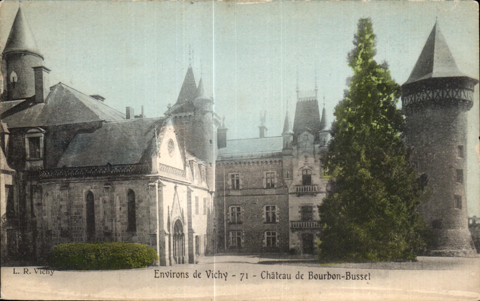 CPA Environs de Vichy Chateau de Bourbon Bussel