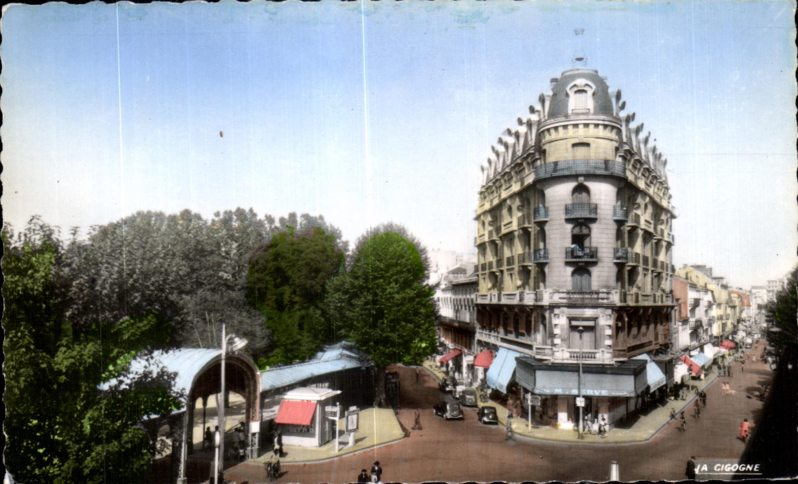 CPA Vichy Allier Reine des Villes d Eaux Vue sur les President Wilson