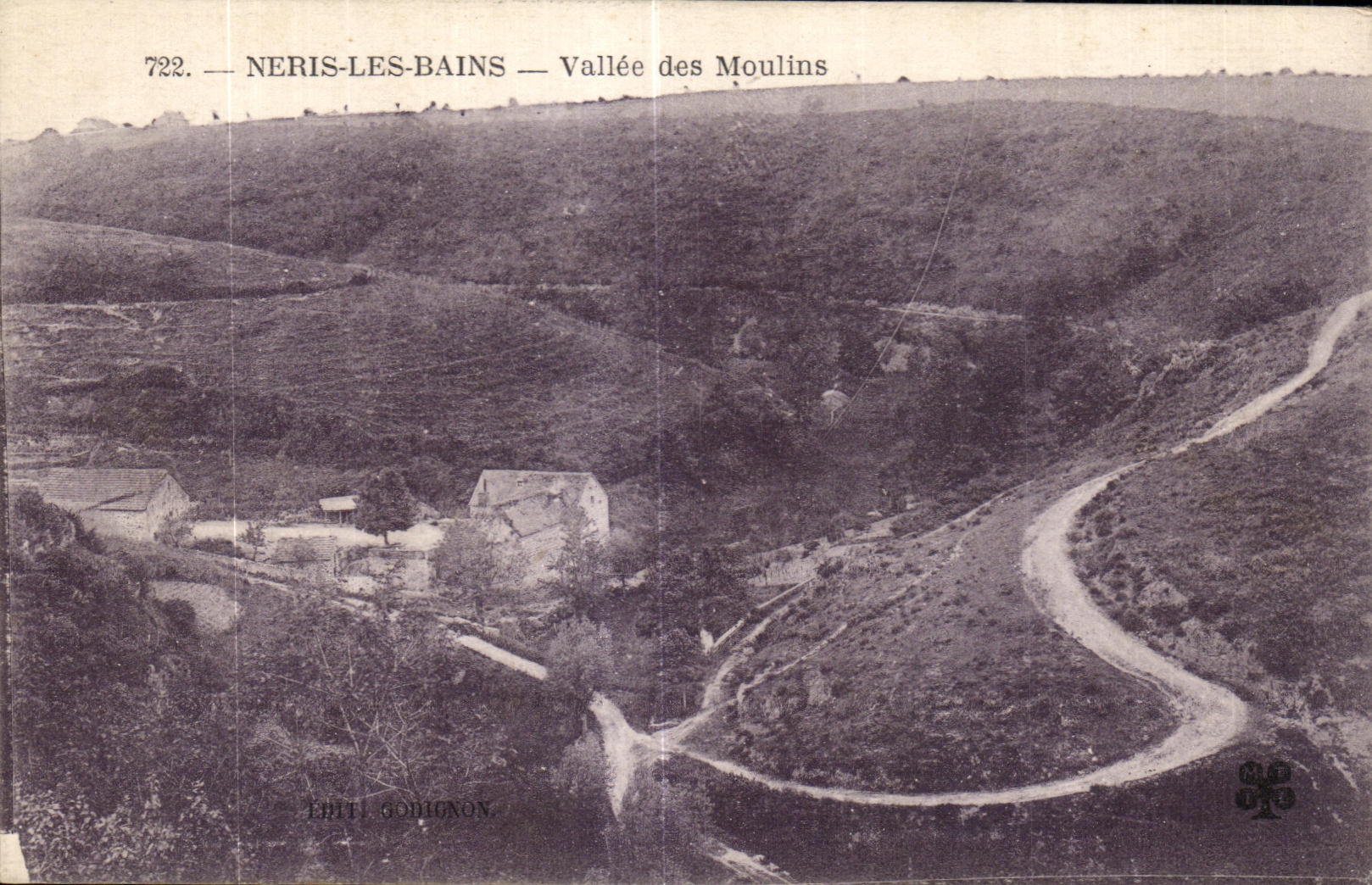 CPA Neris Les Bains Vallee des Moulins