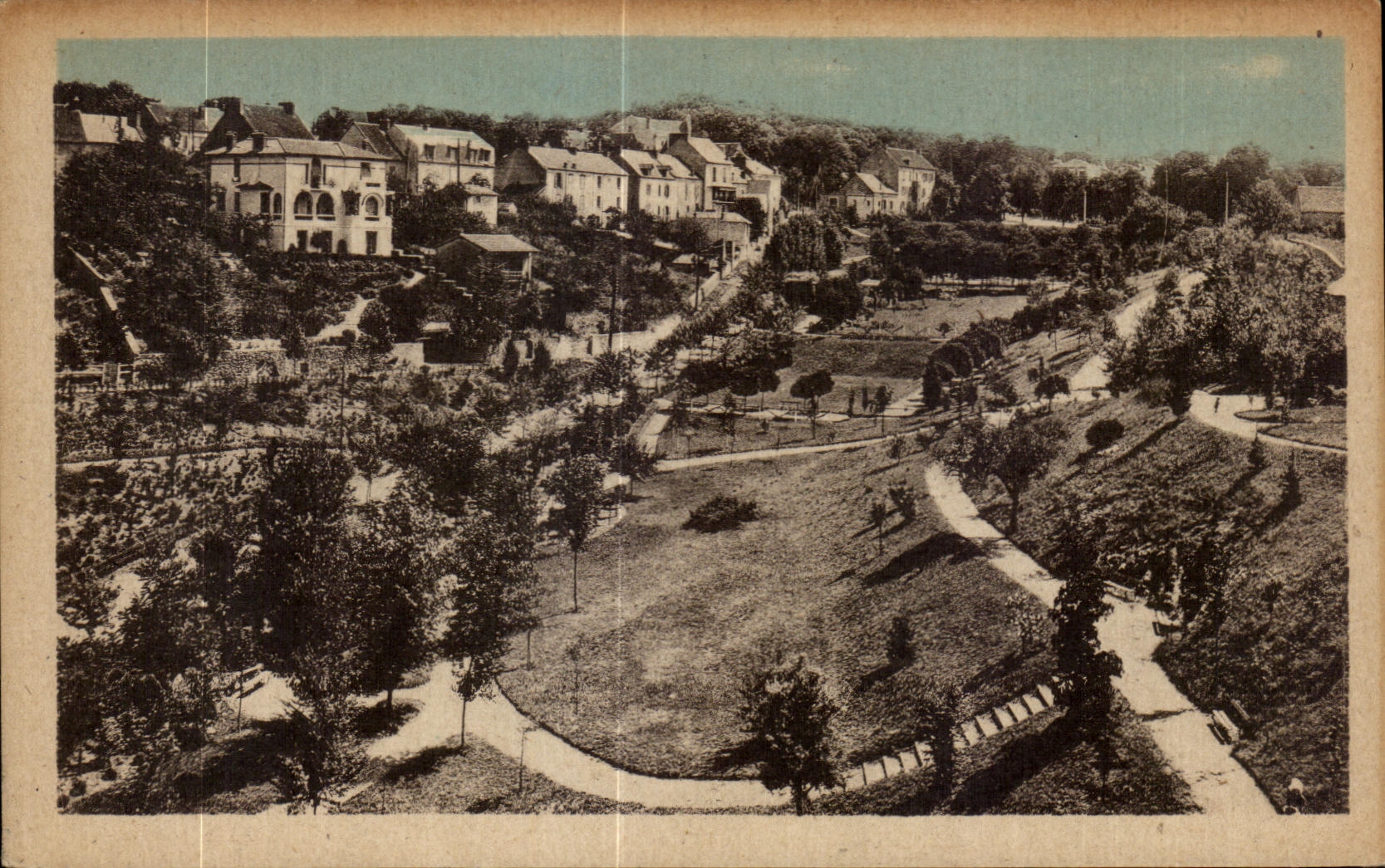 CPA Neris les Bains Parc des Chaudes