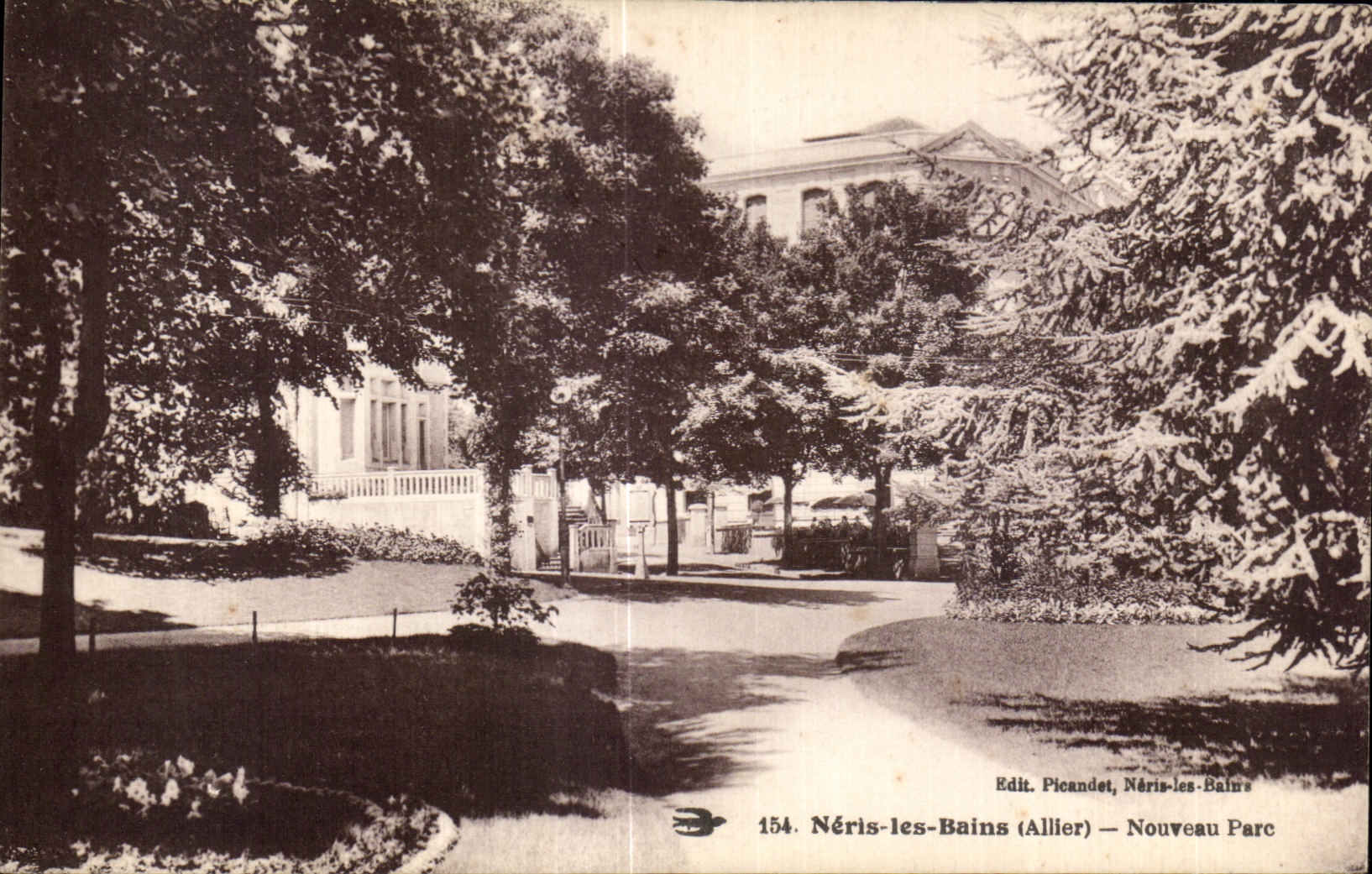 CPA Neris les Bains Allier Nouveau Parc