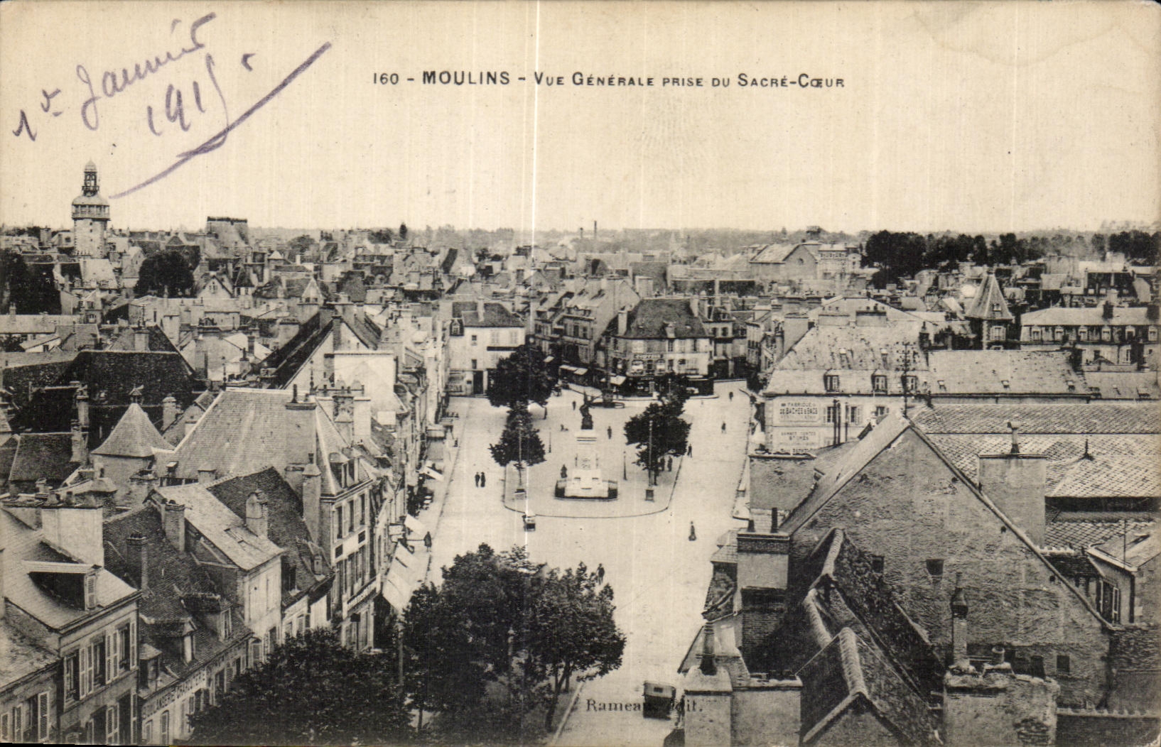 CPA Moulins Seen genberale