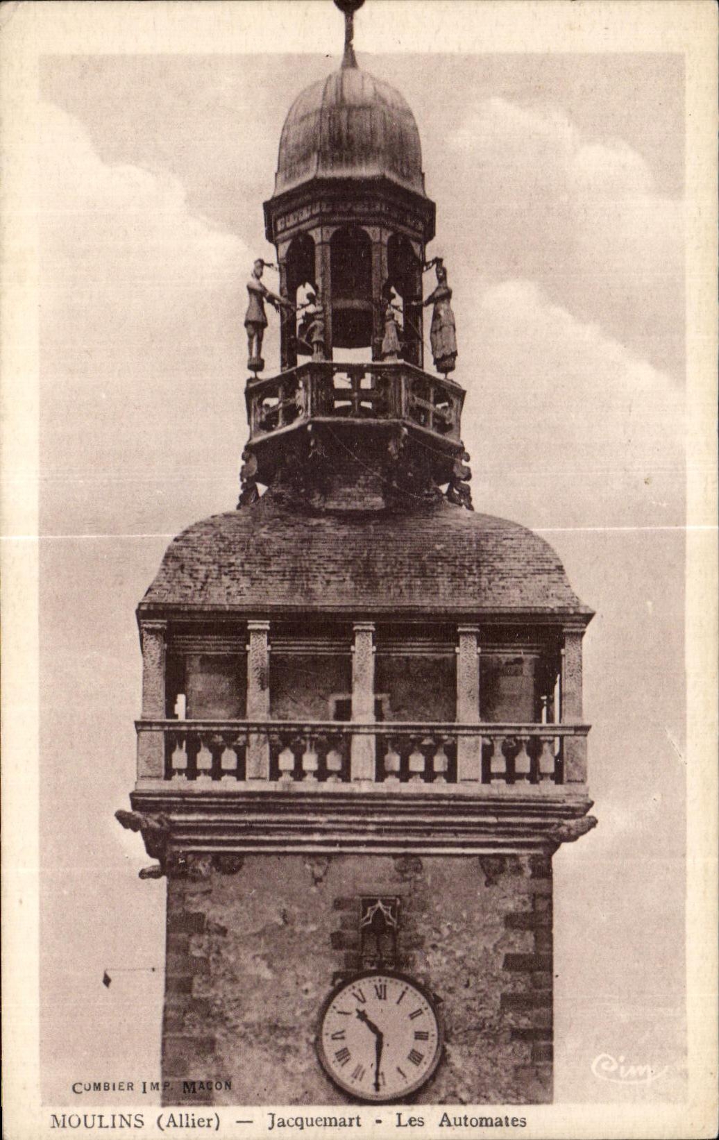 CPA Moulins Allier Jacquemart Automats