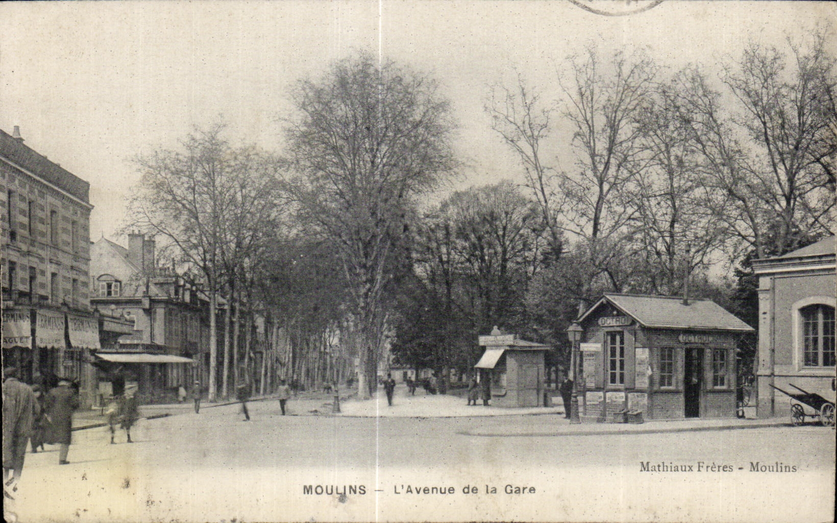 CPA Moulins which occurred of the Station