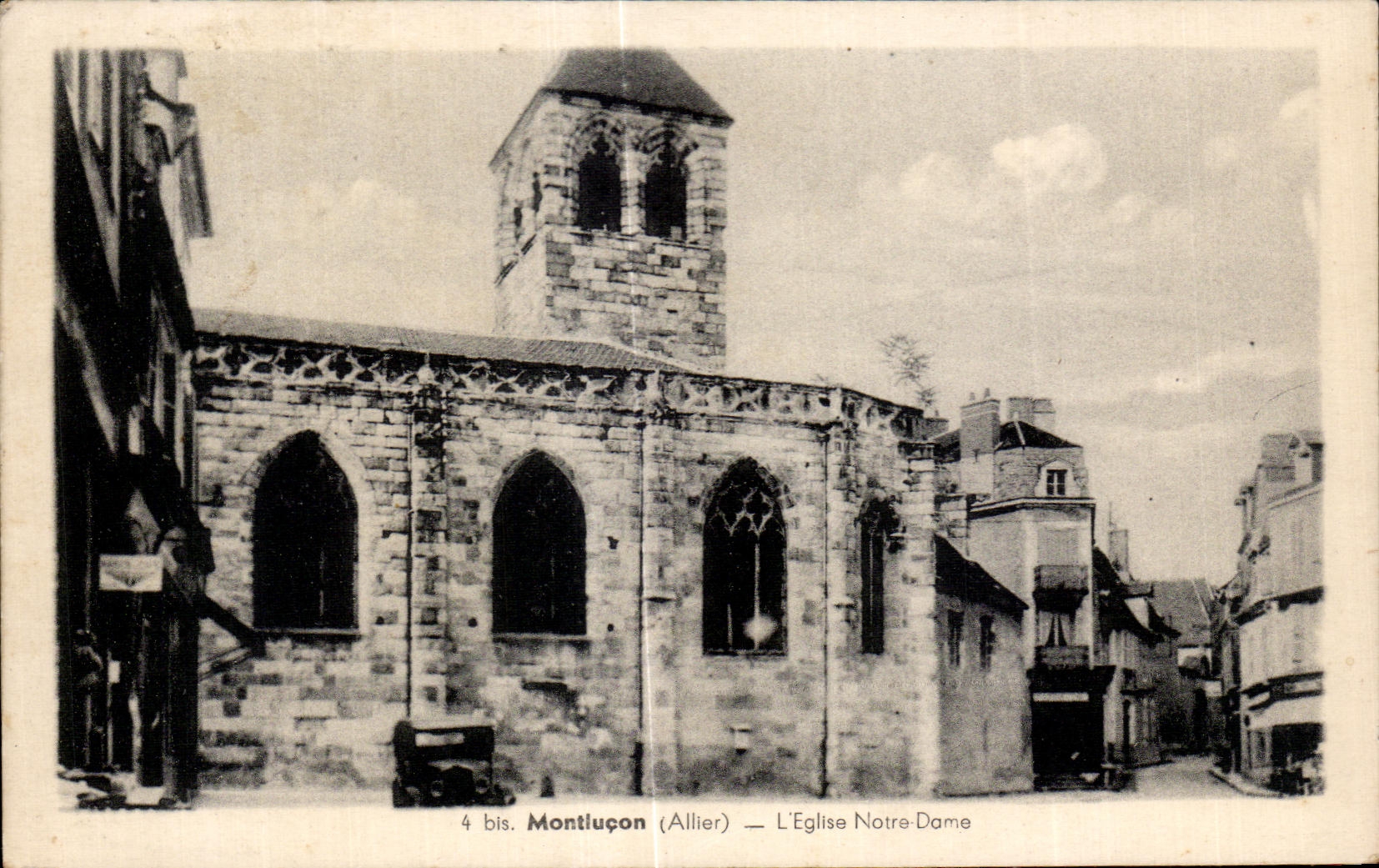 CPA Montlucon Allier Church Our Lady