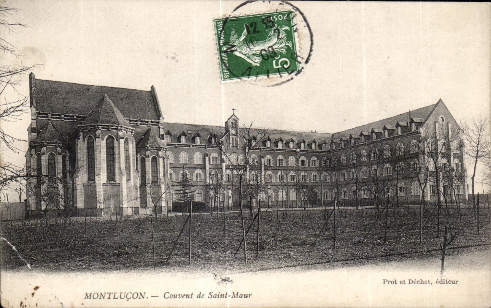 CPA Montlucon Brood Saint Maur