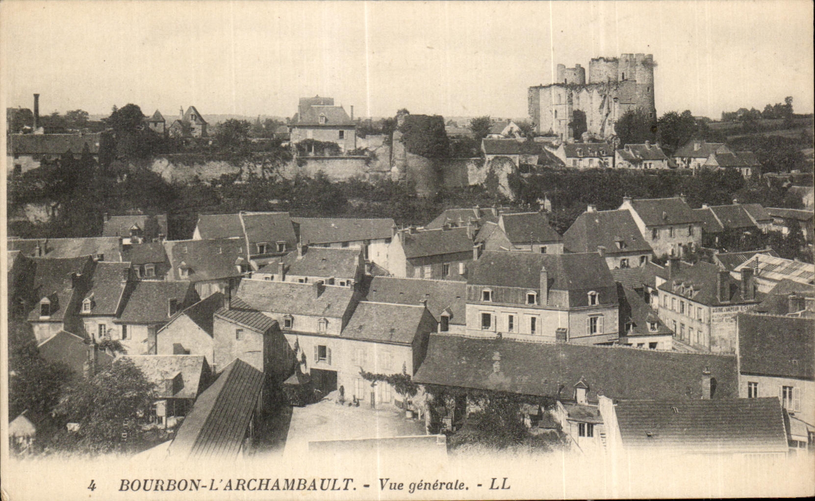 CPA Bourbon l Archambault Vue Generale