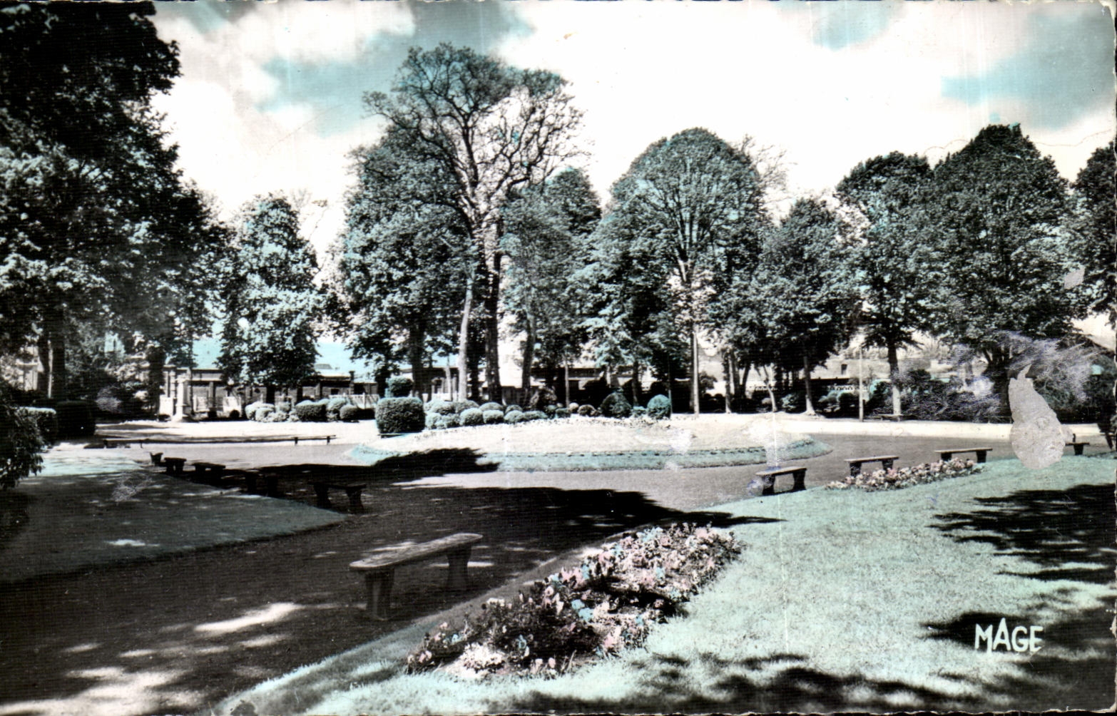 CPA Bohain Aisne Les Jardins