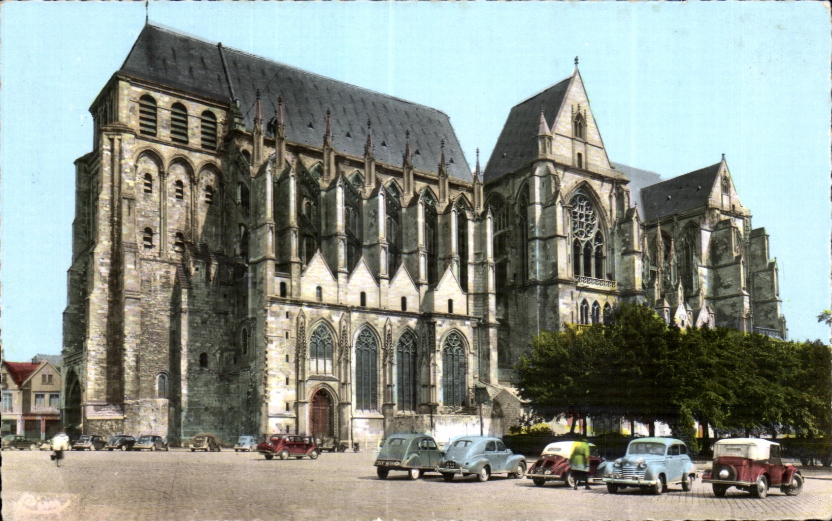 St Quentin Aisne de CPA la catedral