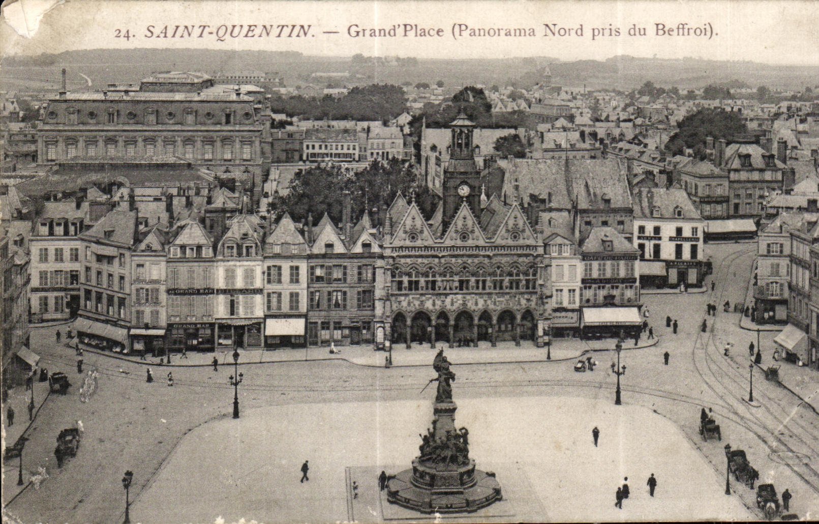 Lugares grandes del Saint Quentin de CPA