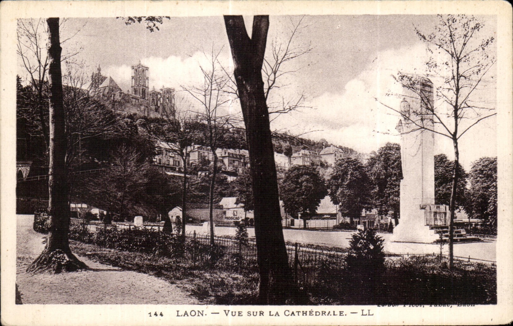 CPA Laon Seen on the Cathedral