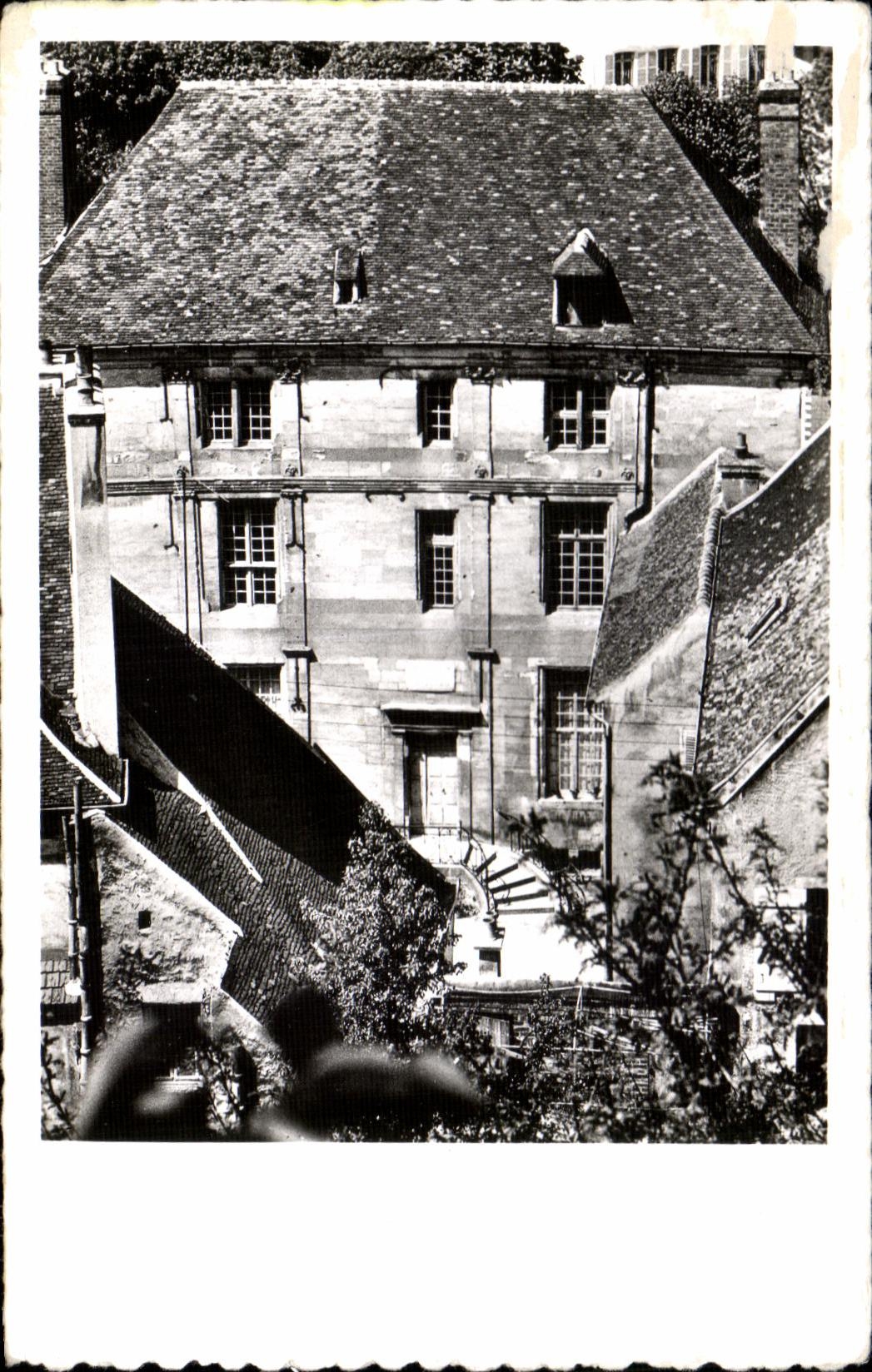 Casa nativa de CPA de Jean de la fuente vista de la terraza del castillo viejo de Thierry del castillo