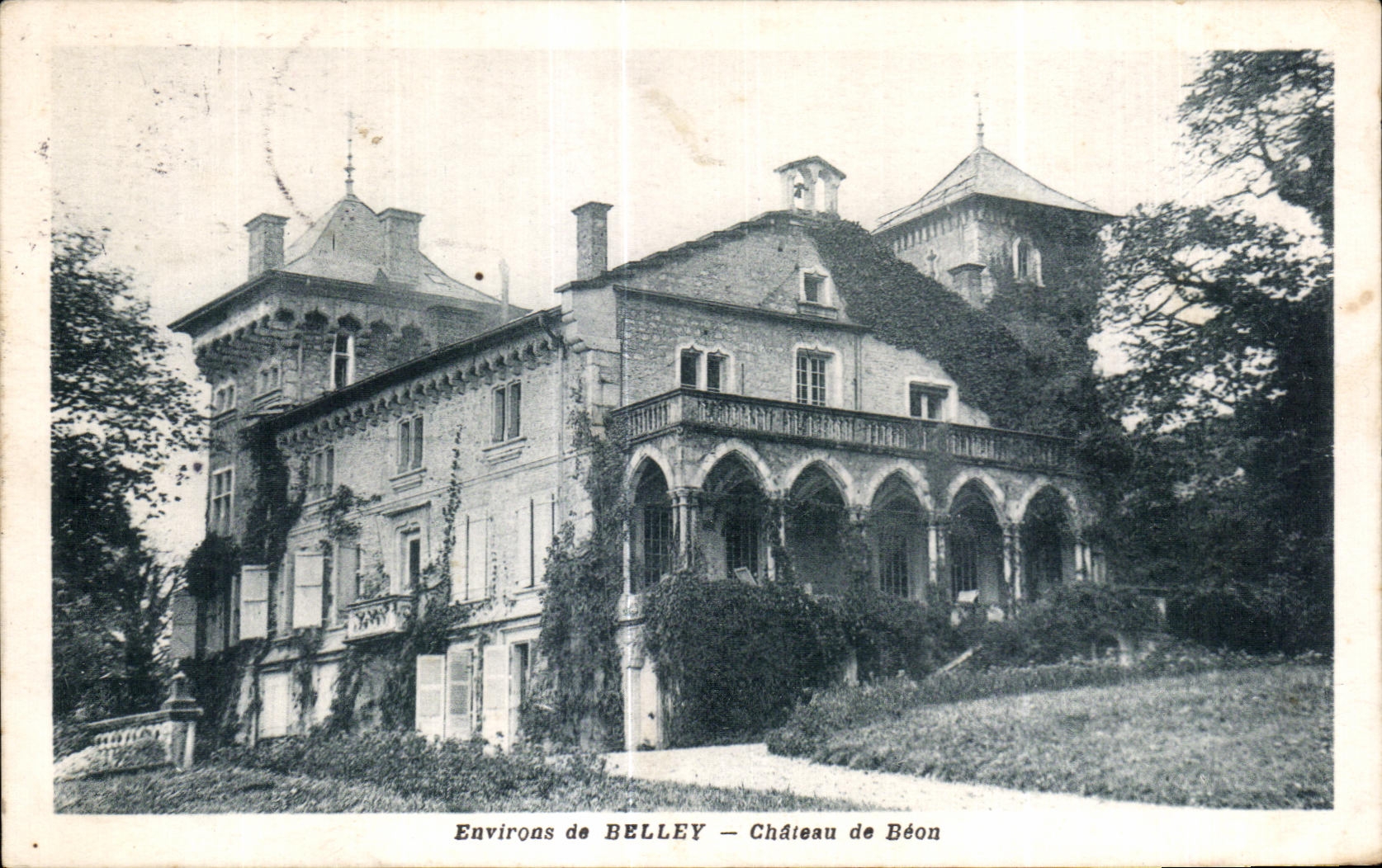 CPA Surroundings of Belley Castle of Beon