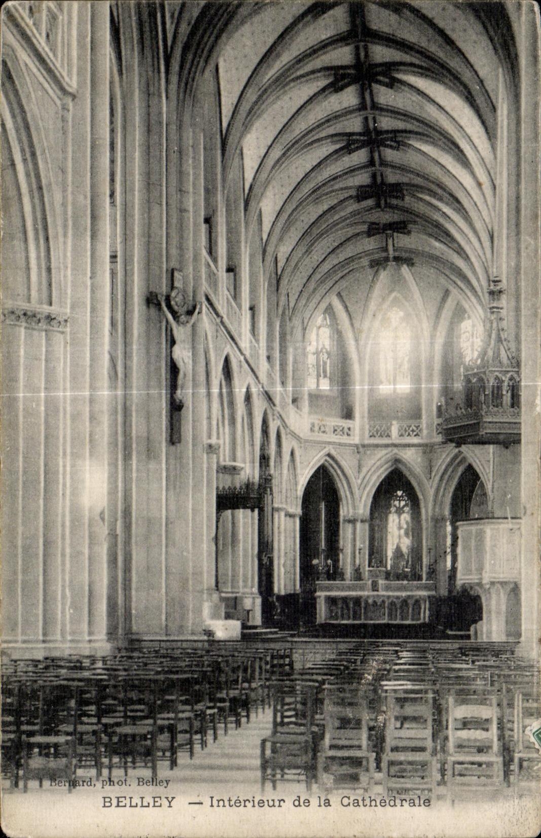 CPA Interior Belley of the Cathedral