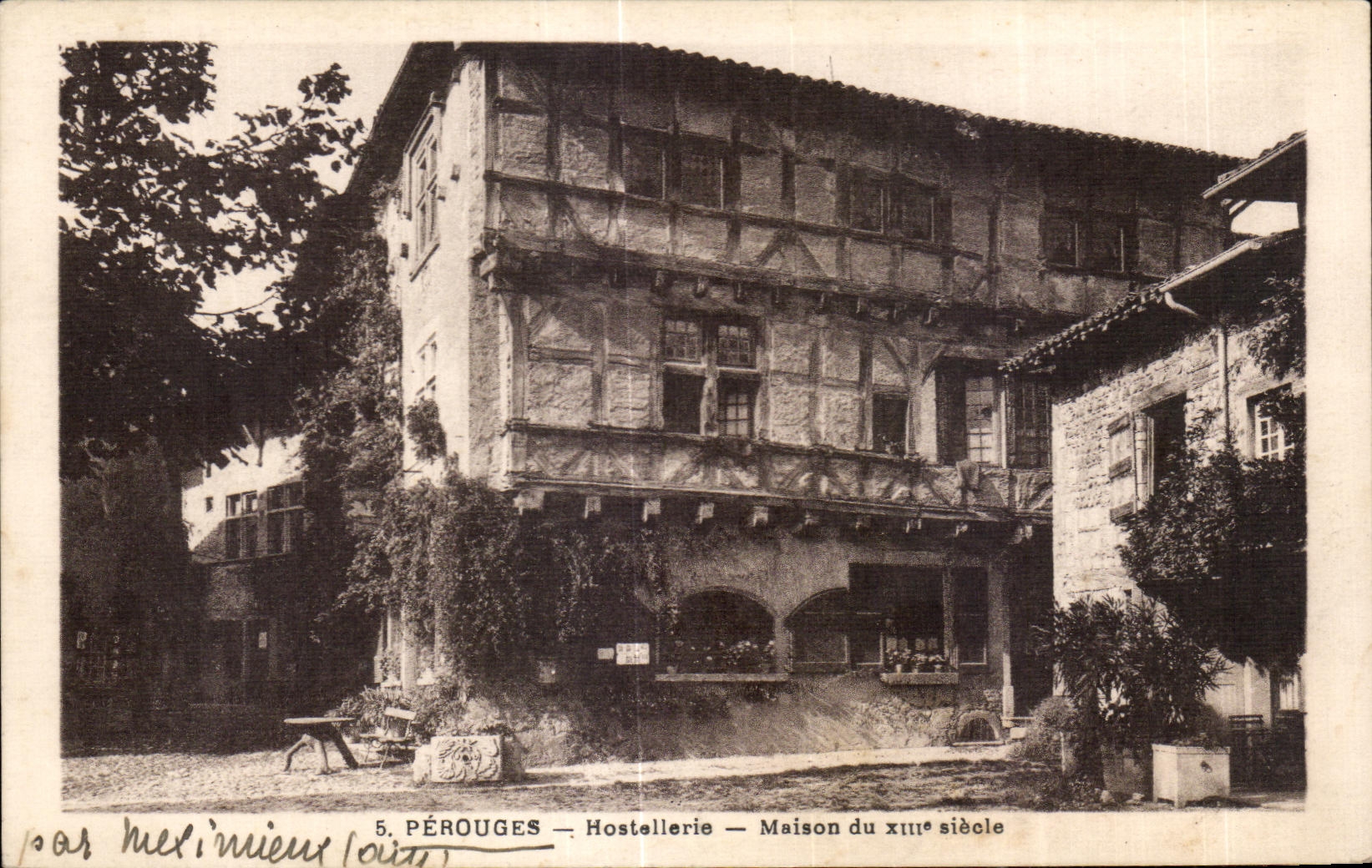 CPA Perouges Hostellerie Maison du XIII siecle