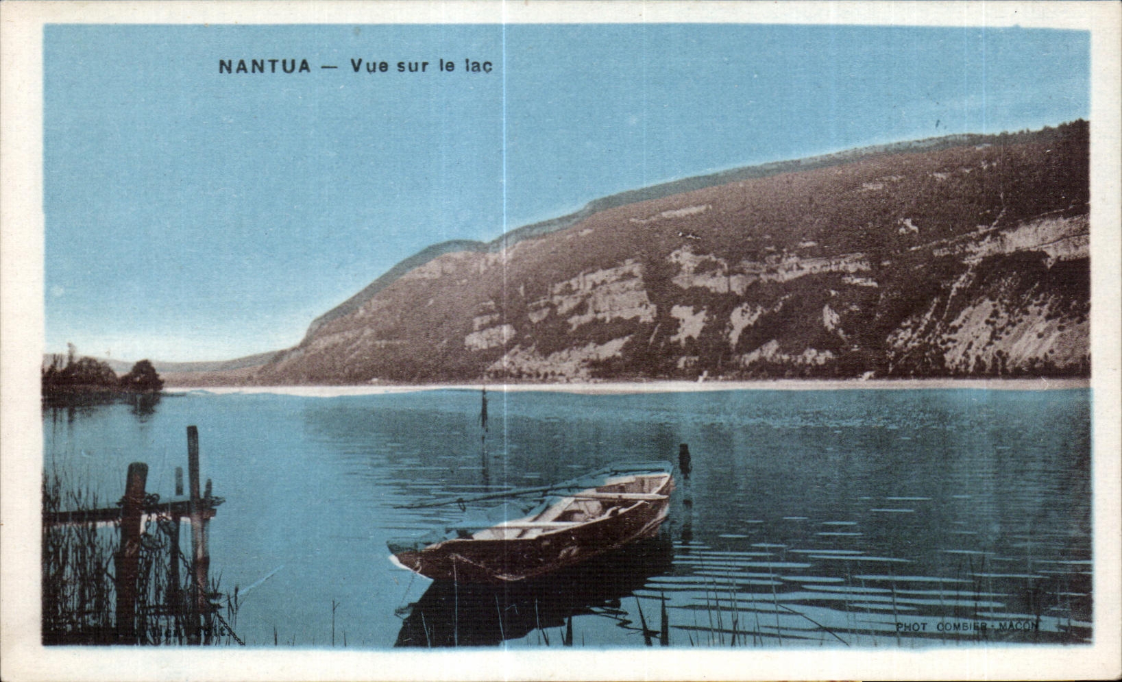 CPA Nantua Seen on the Lake