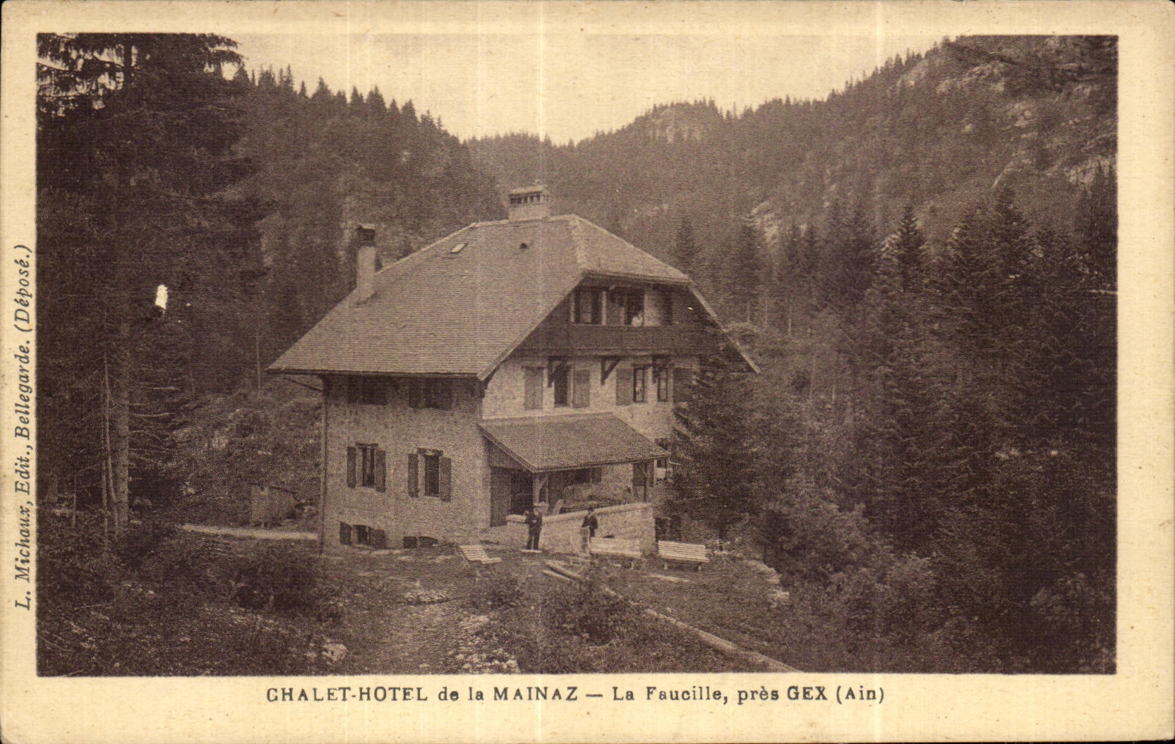 CPA Country cottage Hotel of Mainaz the Sickle close Gex Ain