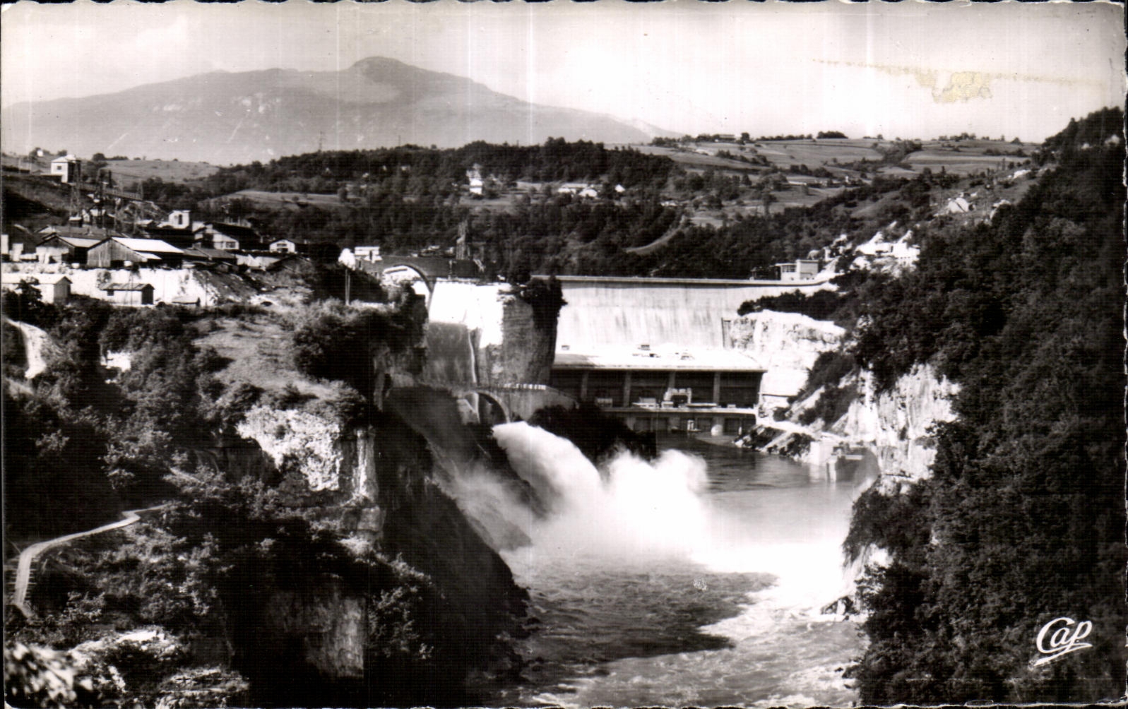 CPA Genissiat Ain Stopping Seen together Fall oucine