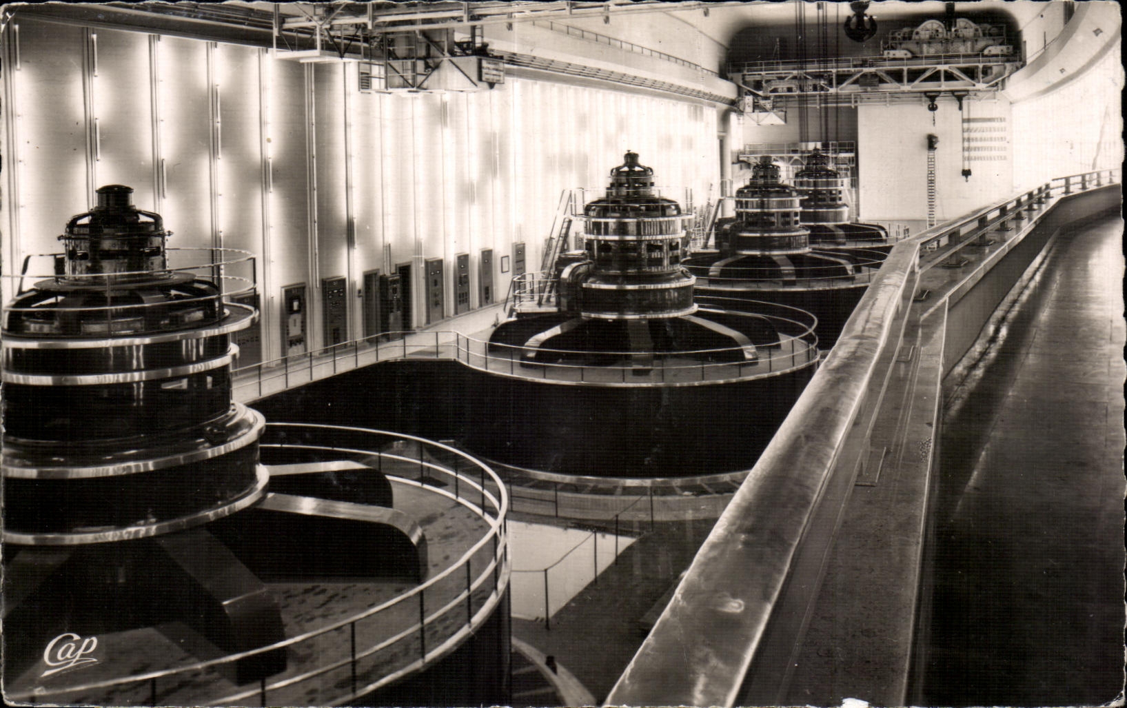 CPA Dam Genissiat the room of Altetnateurs