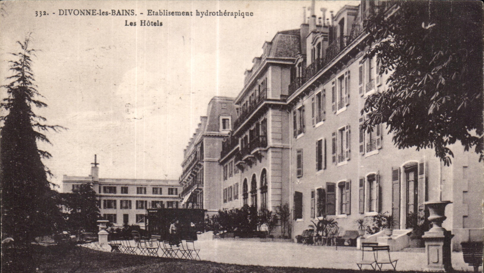 CPA hydrotherapeutic Divenne les Bains Establishment the Hotel