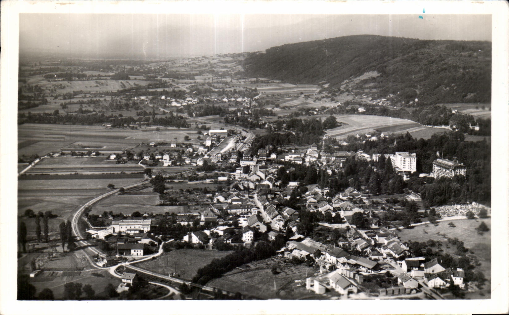 CPA Divenne les Bains Ain Vue generale aerienne