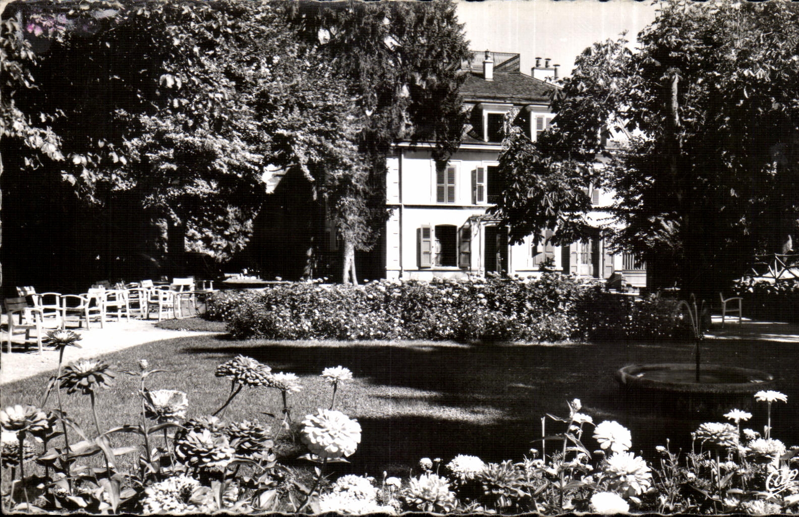 CPA Divonne les Bains Le Jardin de l Hotel Paris Rome