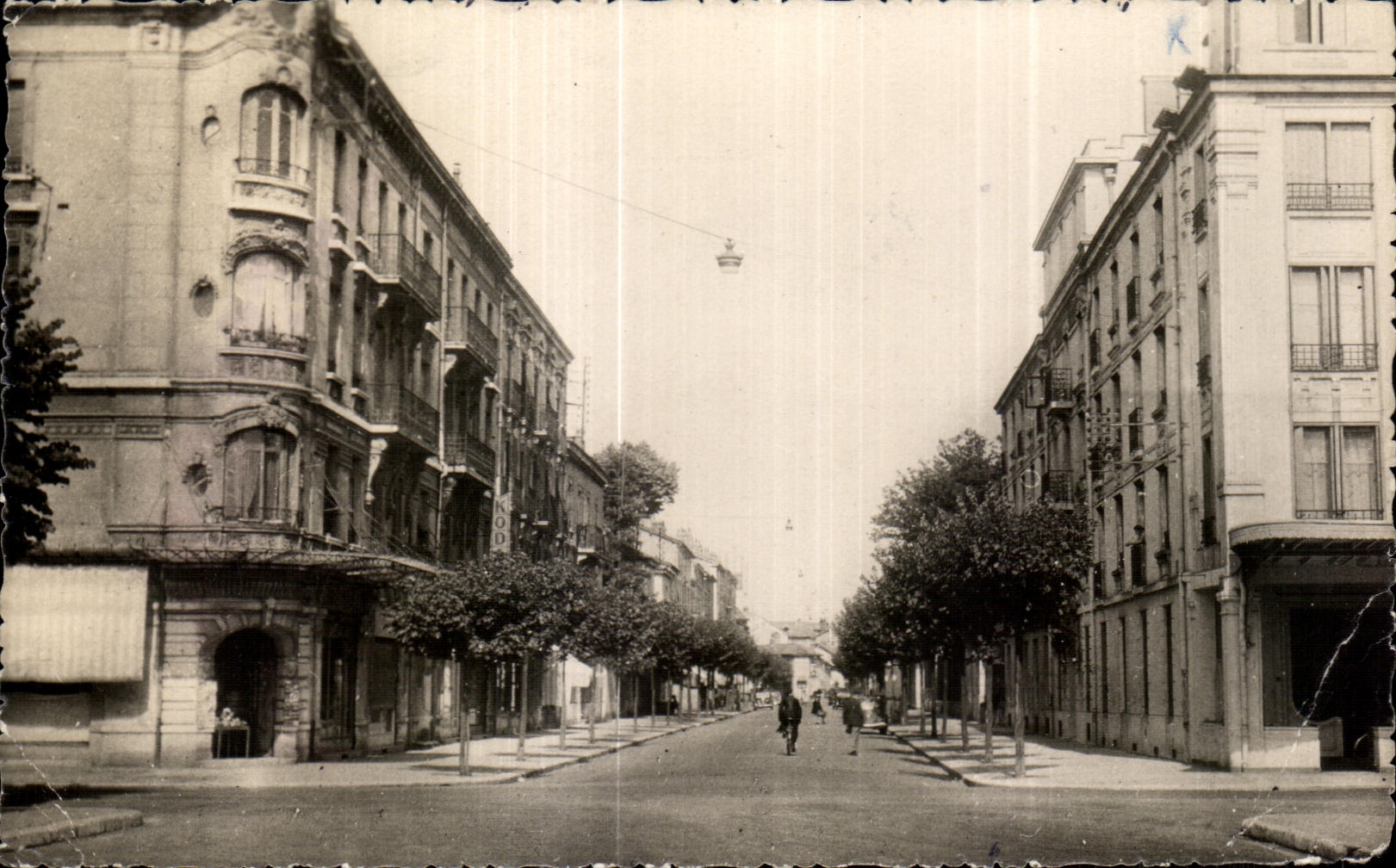 CPA Borough in Bresse Ain Street Alphonse Baudin